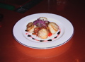 Scallop dish at Nolia Restaurant